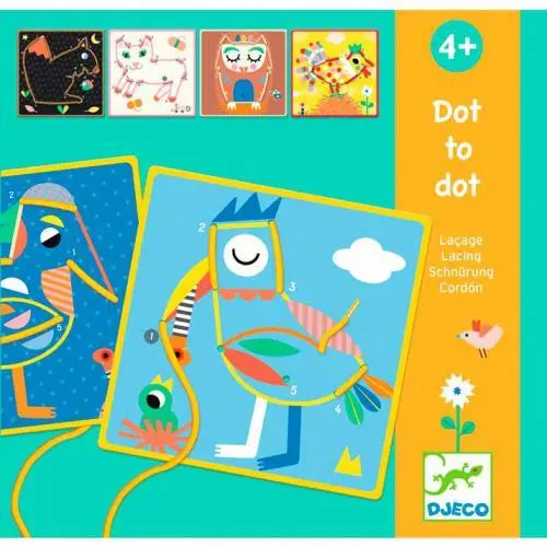 Aprende os Números Ponto a Ponto - Dot-To-Dot - Djeco