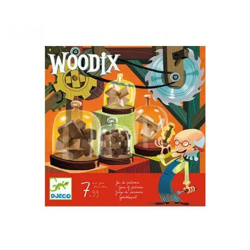 Jogo Woodix de Lógica com Peças de Madeira - Djeco