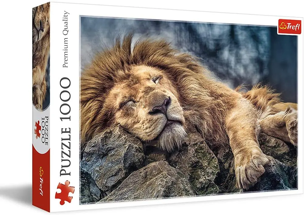 Puzzle 1000 peças Leão a Dormir - Trefl Premium Quality