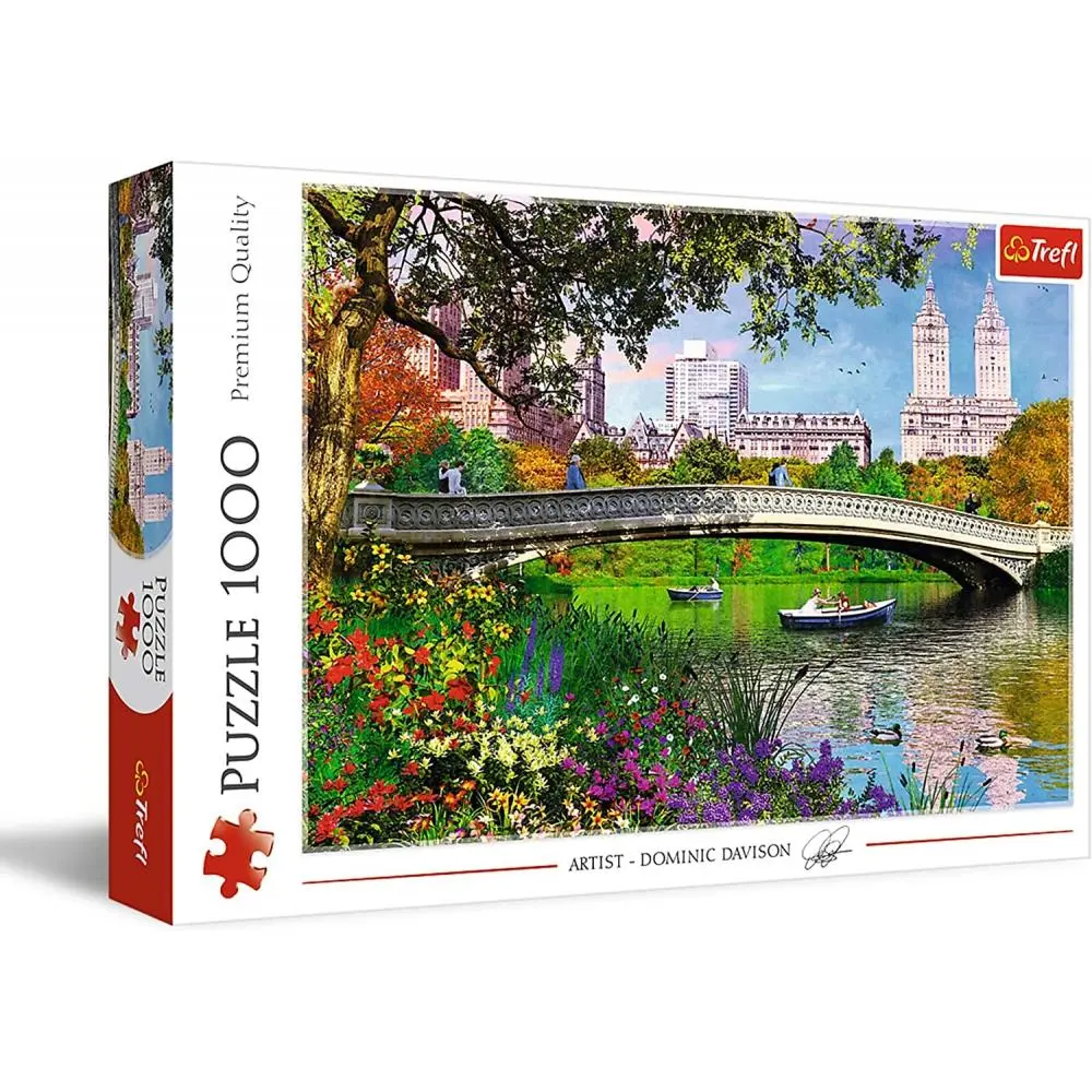 Puzzle 1000 peças Central Park, Nova Iorque - Trefl Premium Quality