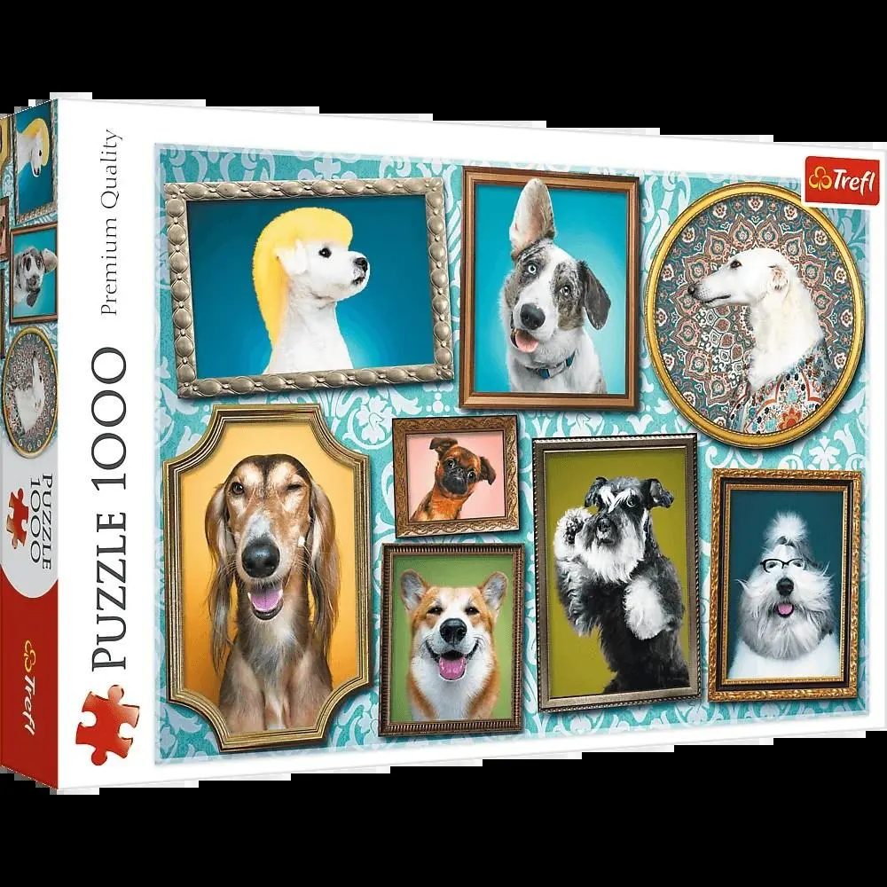 Puzzle 1000 peças Doggies Gallery - Trefl Premium Quality