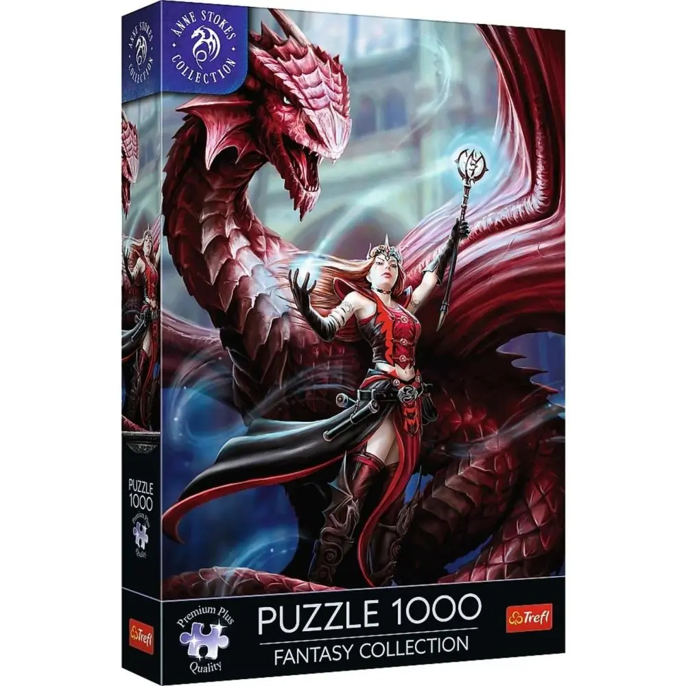 Trefl - Puzzle Premium Plus 1000 Peças Fantasy Collection - Scarlet Mage