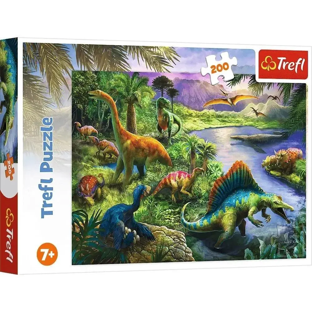 Puzzle 200 peças Dinossauros Trefl