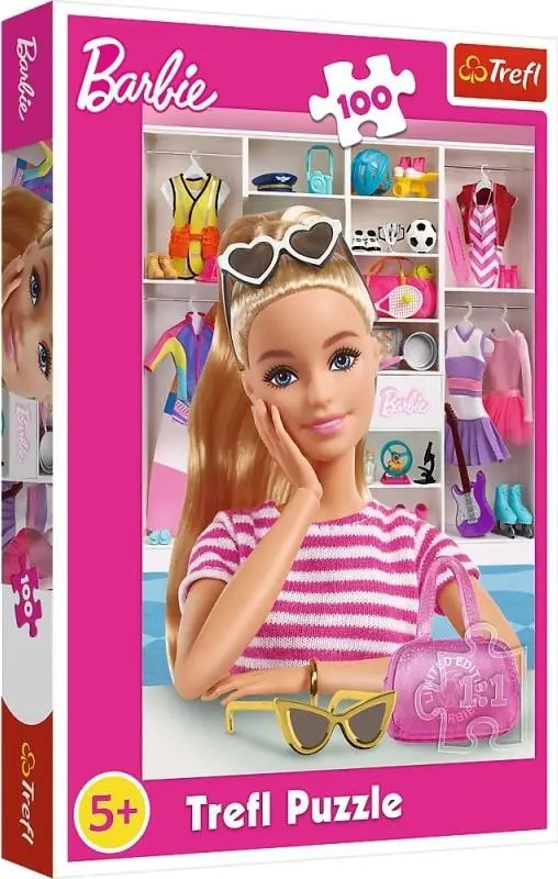 Trefl - Puzzle Meet Barbie 100 peças