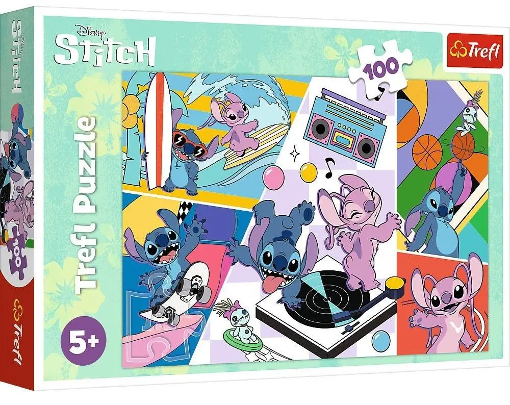 Trefl - Puzzle Lilo & Stitch 100 peças - Disney