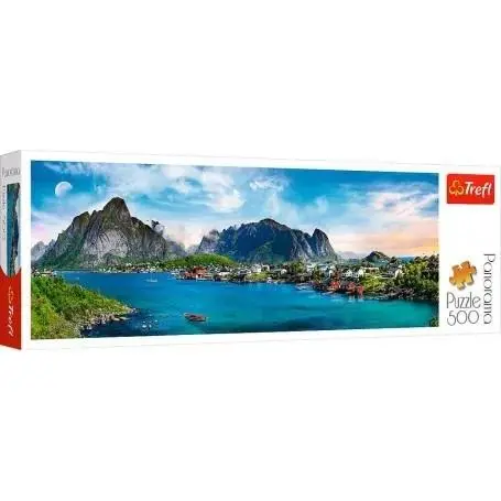 Trefl - Puzzle Panorama 500 Peças Ilha Lofoten, Noruega