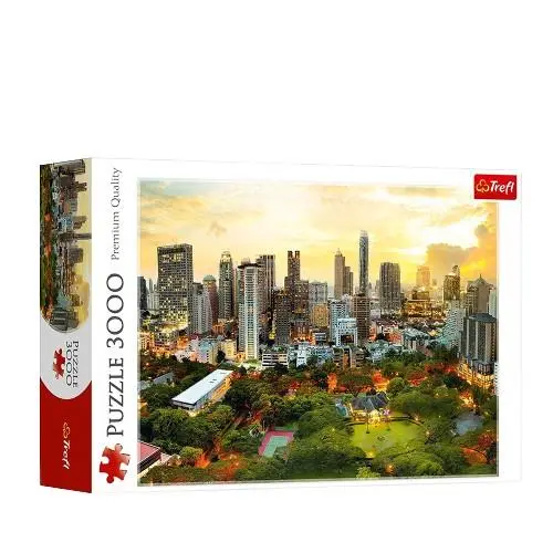 Puzzle 3000 peças Pôr do Sol, Bangkok - Trefl Premium Quality