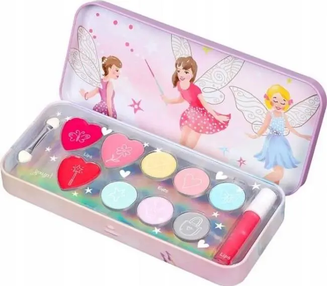 Latinha de Maquilhagem Elf com Sombras e Lip Gloss - Souza!