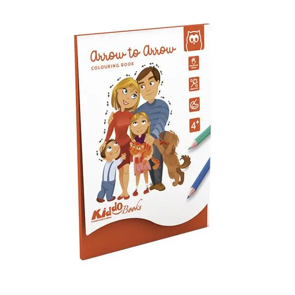 Caderno Para Seguir Setas de Colorir - EKids