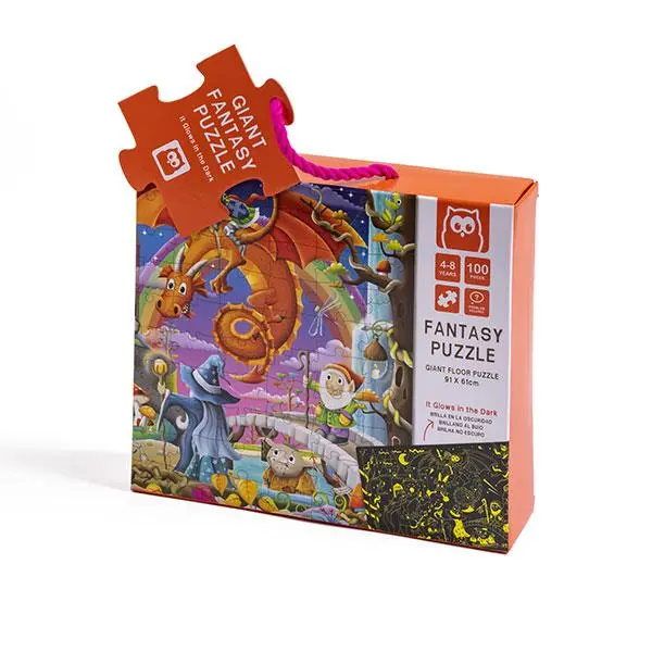 Puzzle Fantasia E-Kids Brilha no Escuro 100 Peças