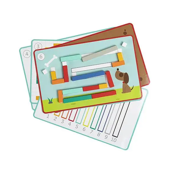 Jogo de Réguas de Madeira Ekids