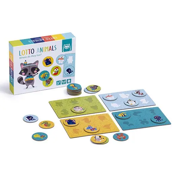 Jogo de Mesa Lotto Animals EKids
