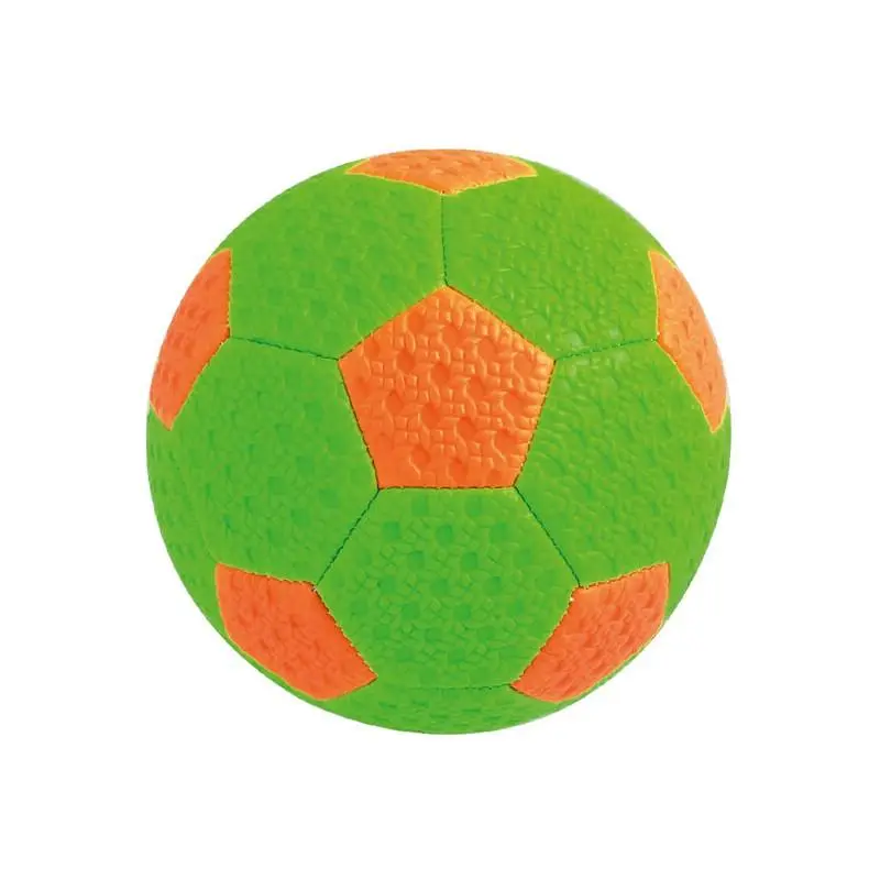 Bola De Futebol Pequena Cor Verde e Laranja - Eureka Kids