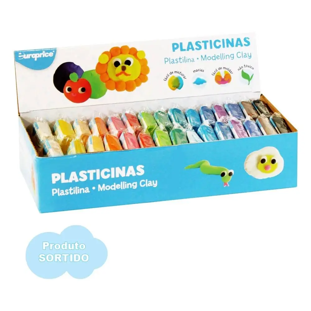 Plasticina (Diversas Cores) - Europrice