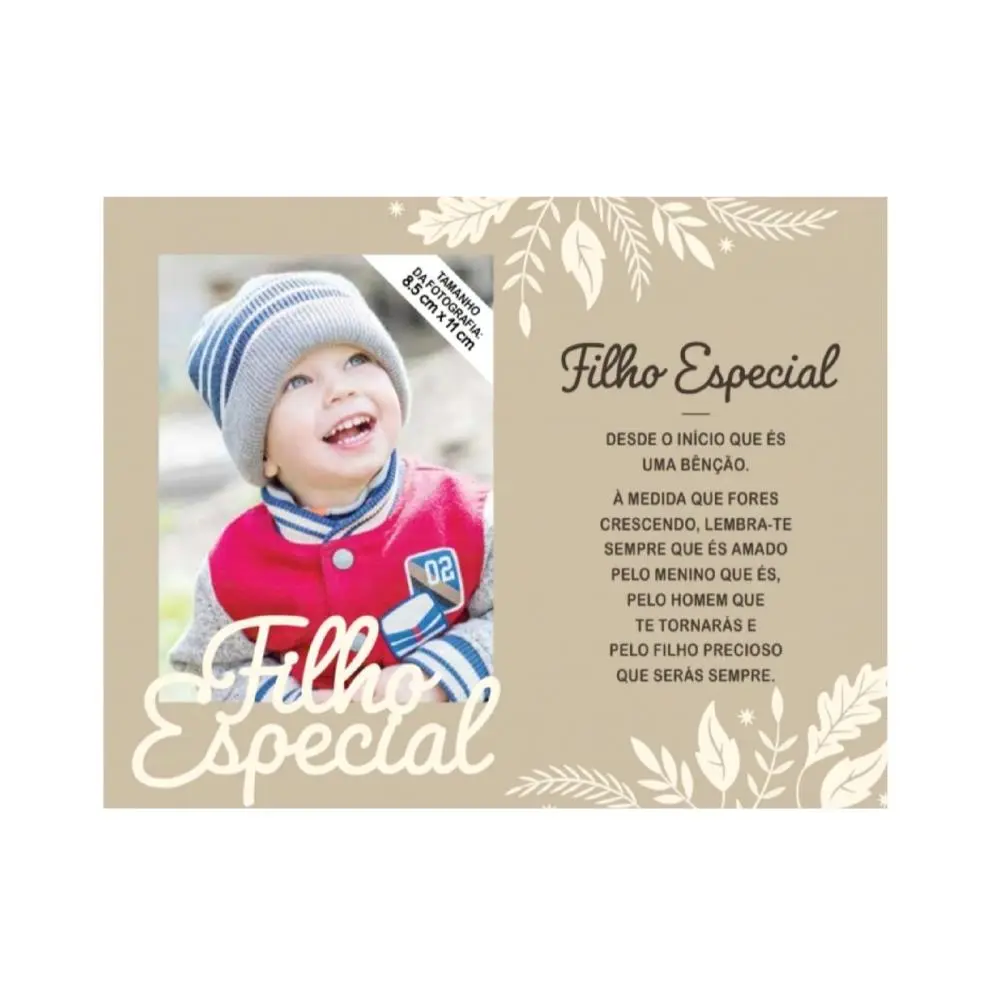 Moldura Personalizada Filho Especial - H&H
