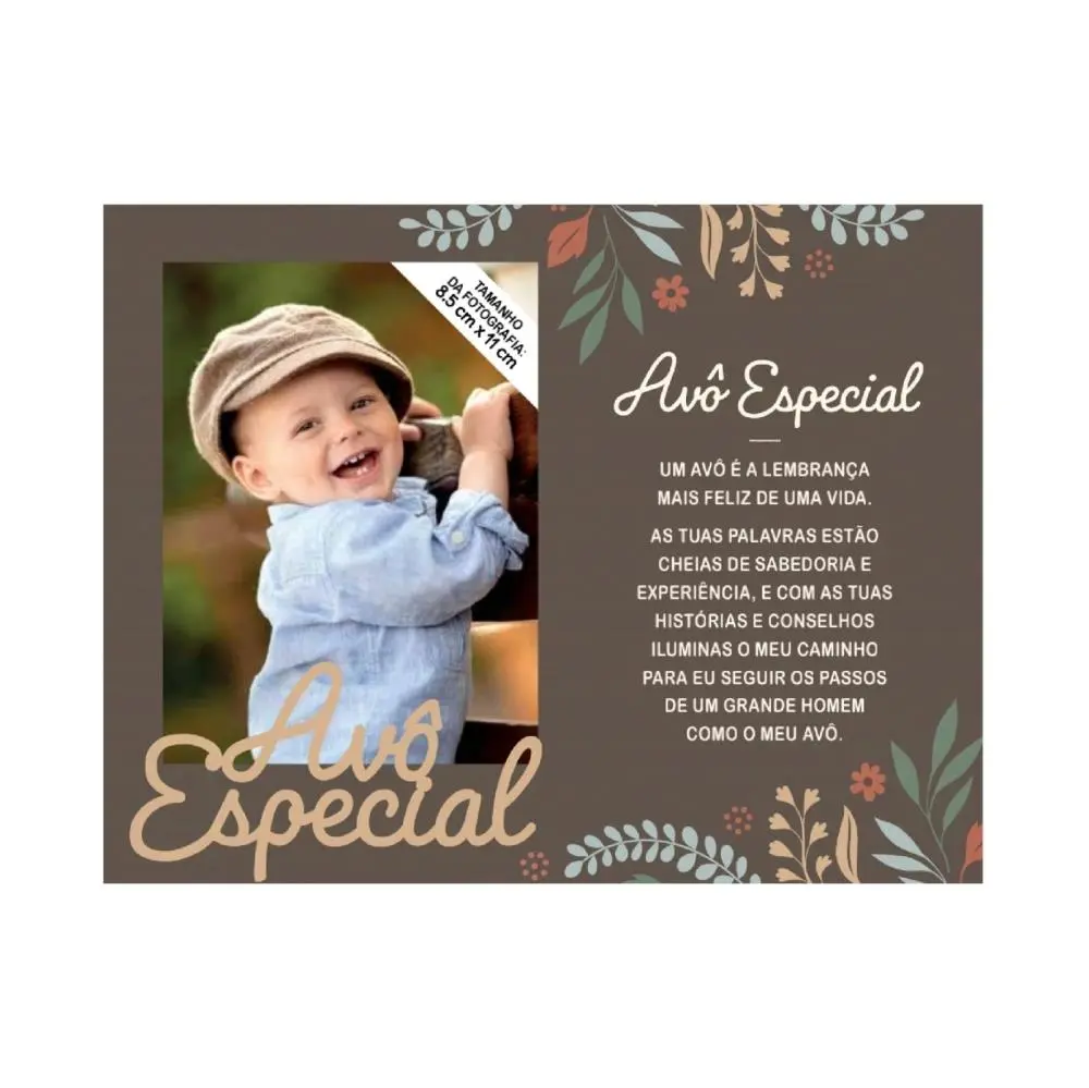 Moldura Personalizada Avô Especial - H&H