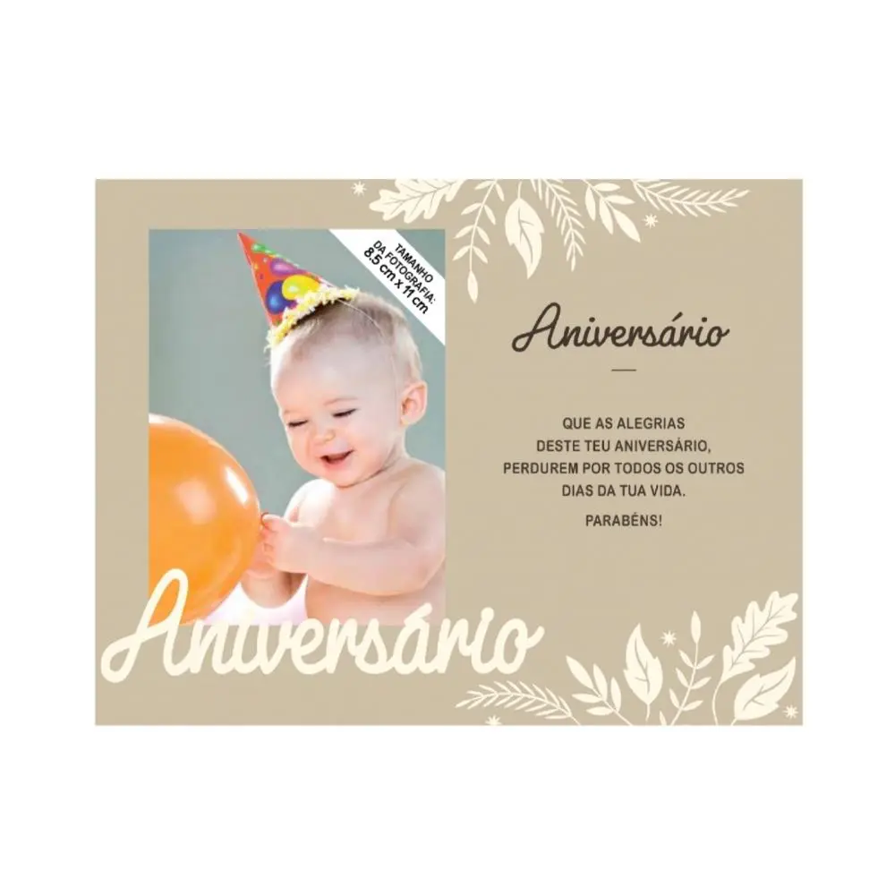 Moldura Personalizada Aniversário - H&H