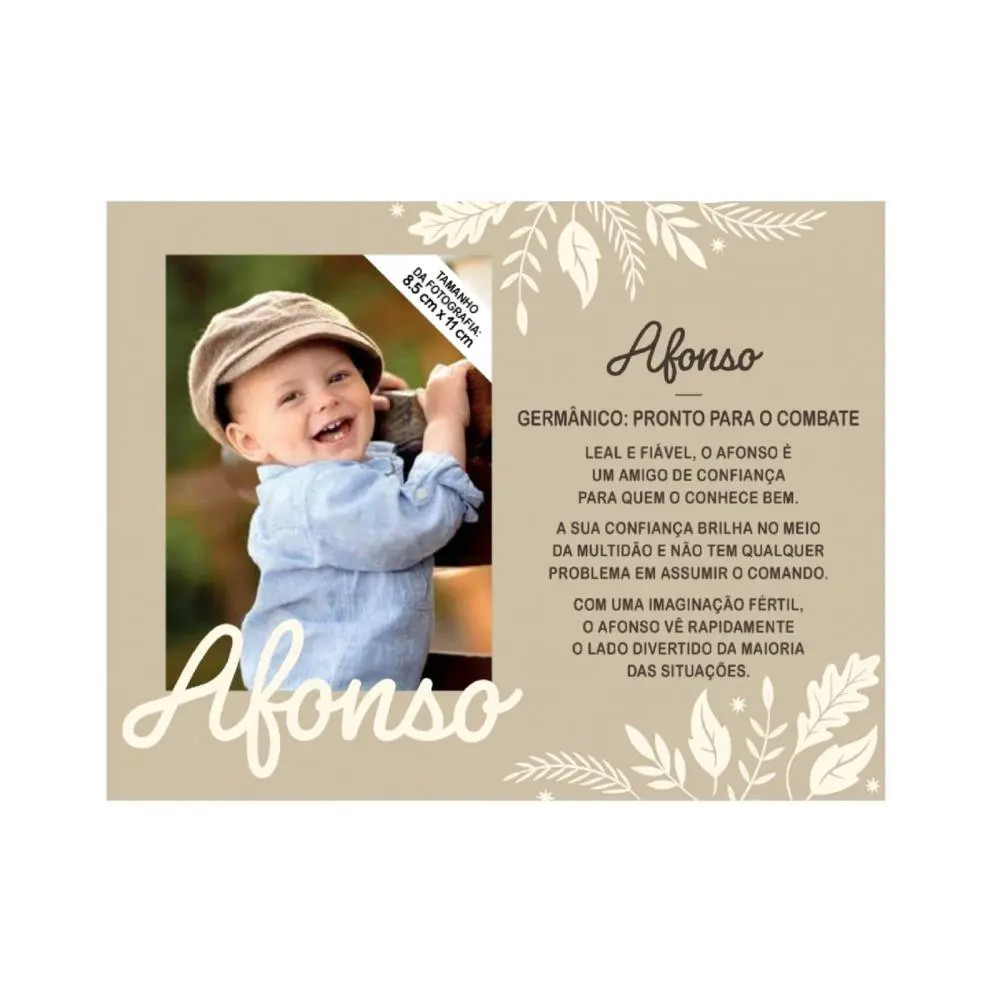 Moldura Personalizada Afonso - H&H