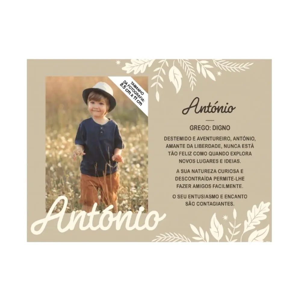 Moldura Personalizada António - H&H