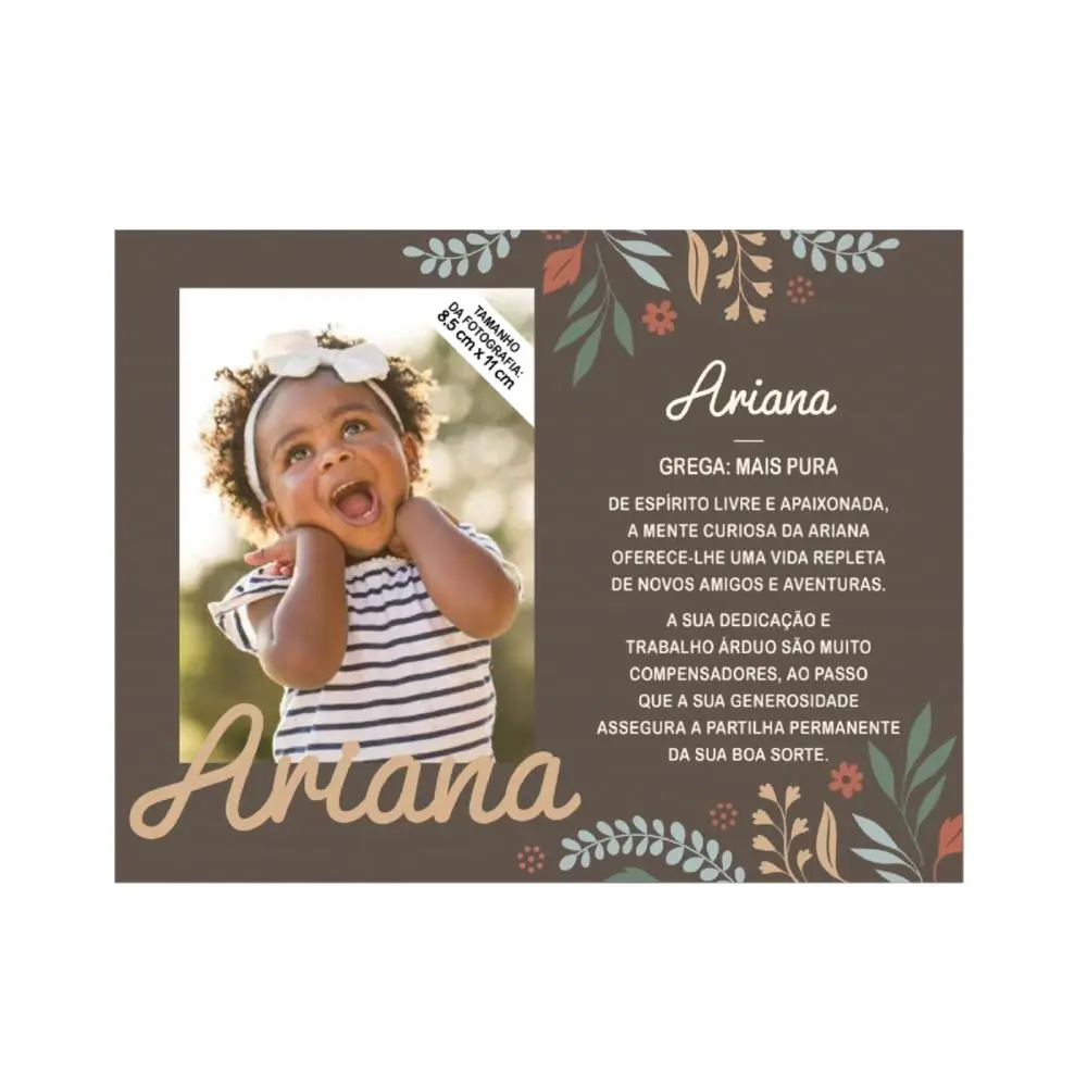 Moldura Personalizada Ariana - H&H