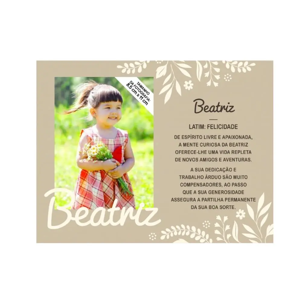 Moldura Personalizada Beatriz - H&H