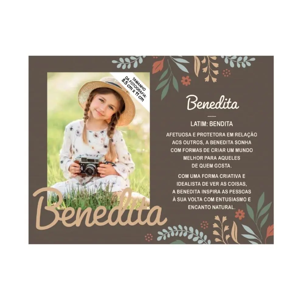 Moldura Personalizada Benedita - H&H