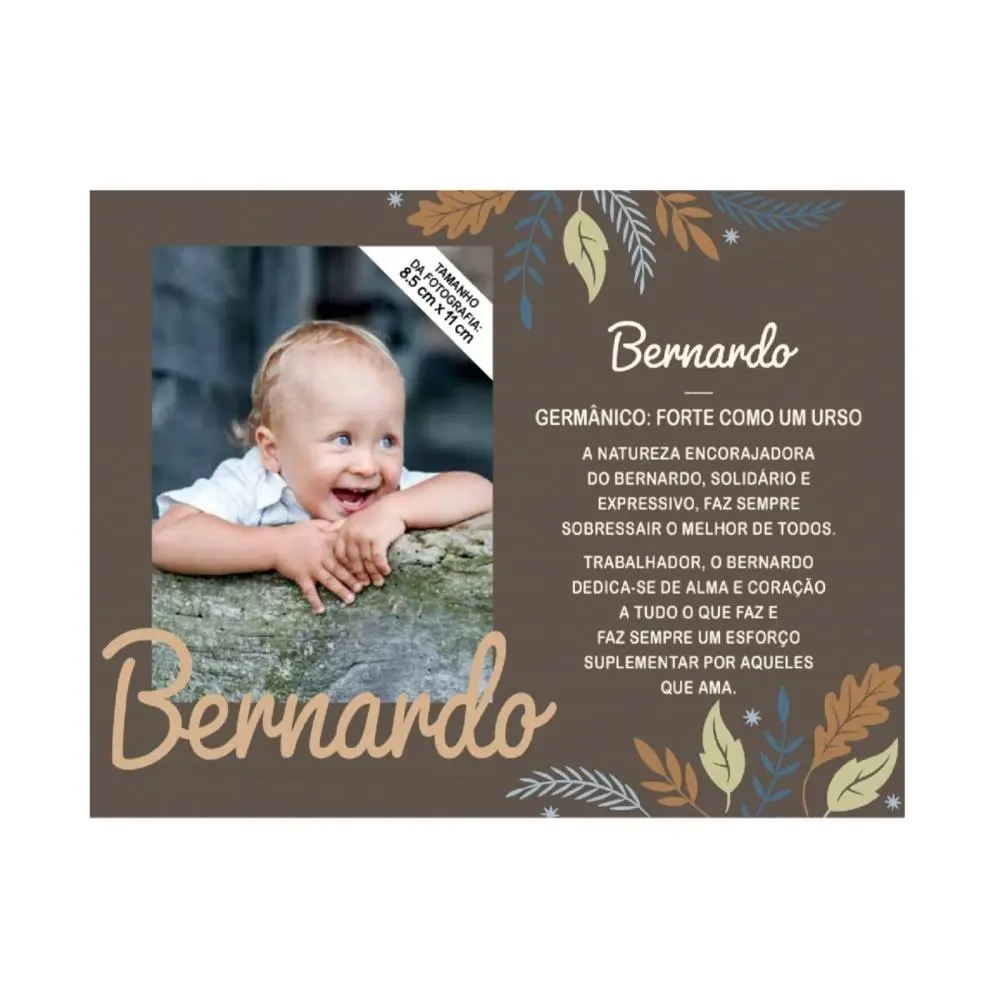 Moldura Personalizada Bernardo - H&H