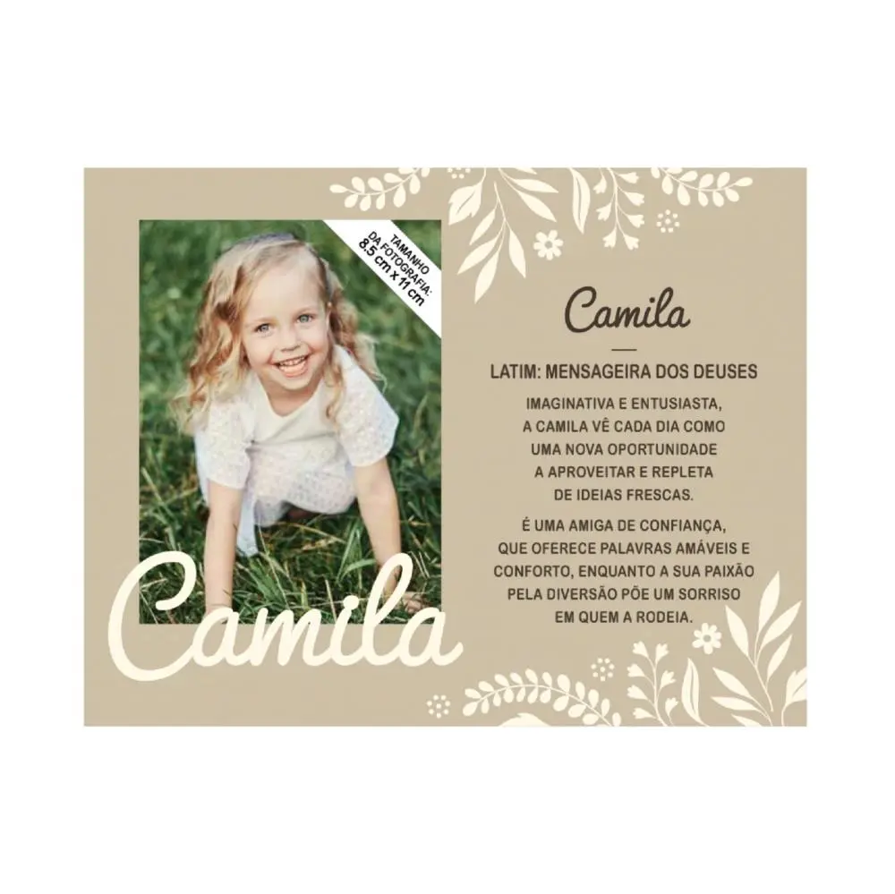 Moldura Personalizada Camila - H&H