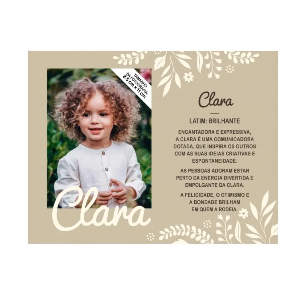 Moldura Personalizada Clara - H&H