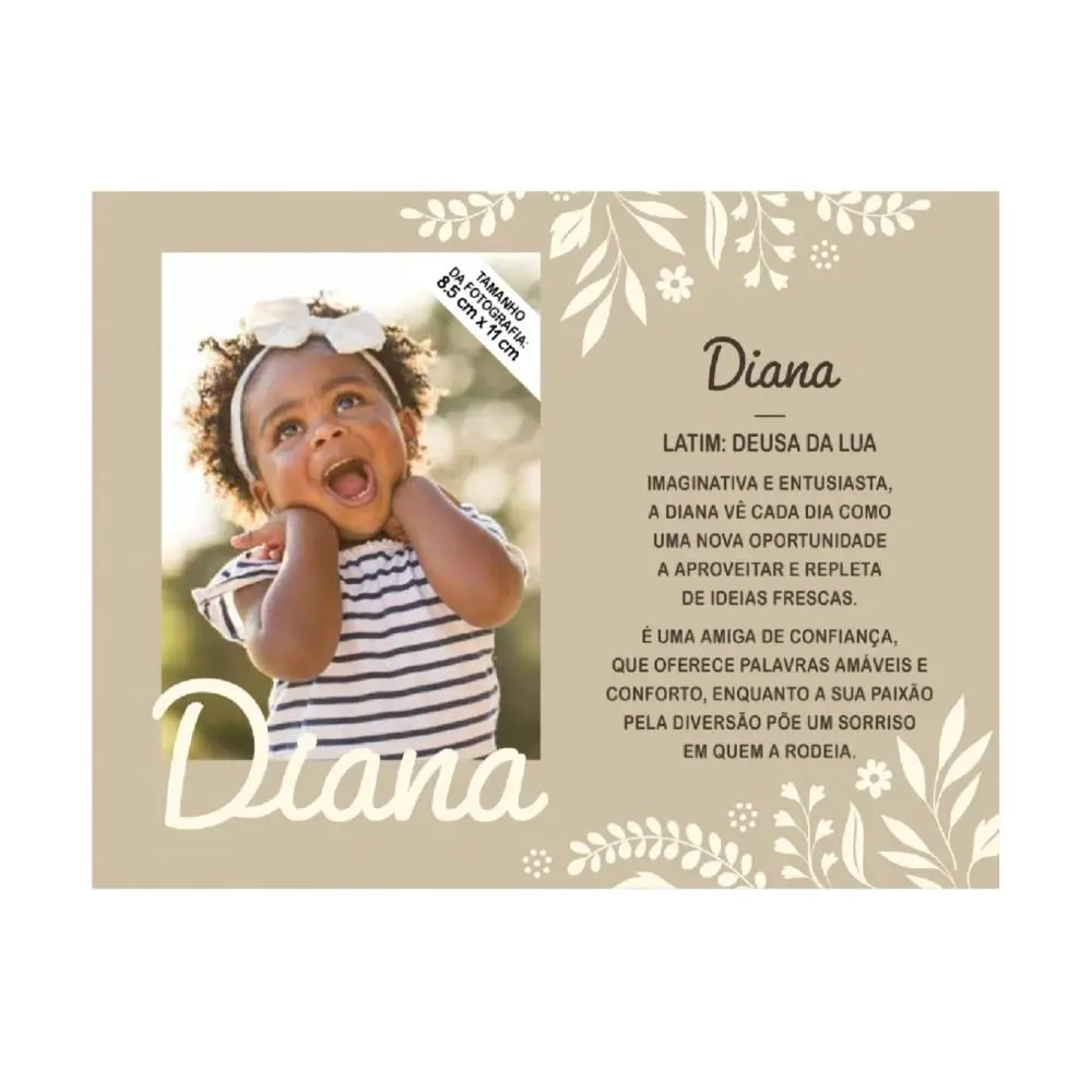 Moldura Personalizada Diana - H&H