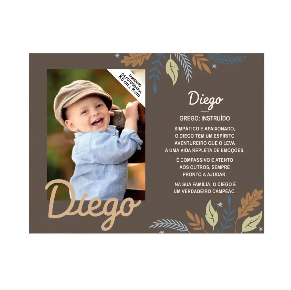 Moldura Personalizada Diego - H&H