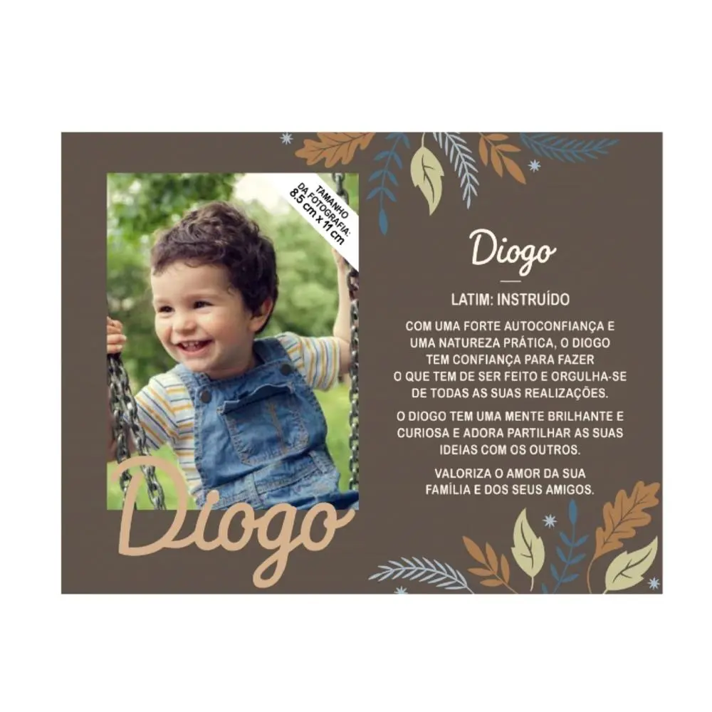 Moldura Personalizada Diogo - H&H