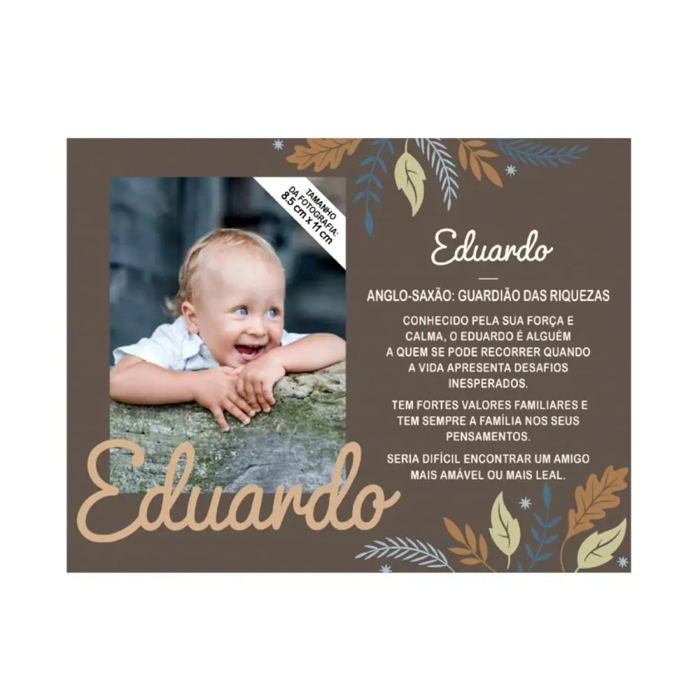 Moldura Personalizada Eduardo - H&H