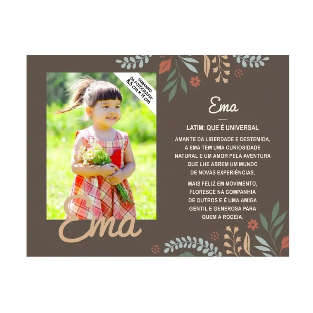 Moldura Personalizada Ema - H&H