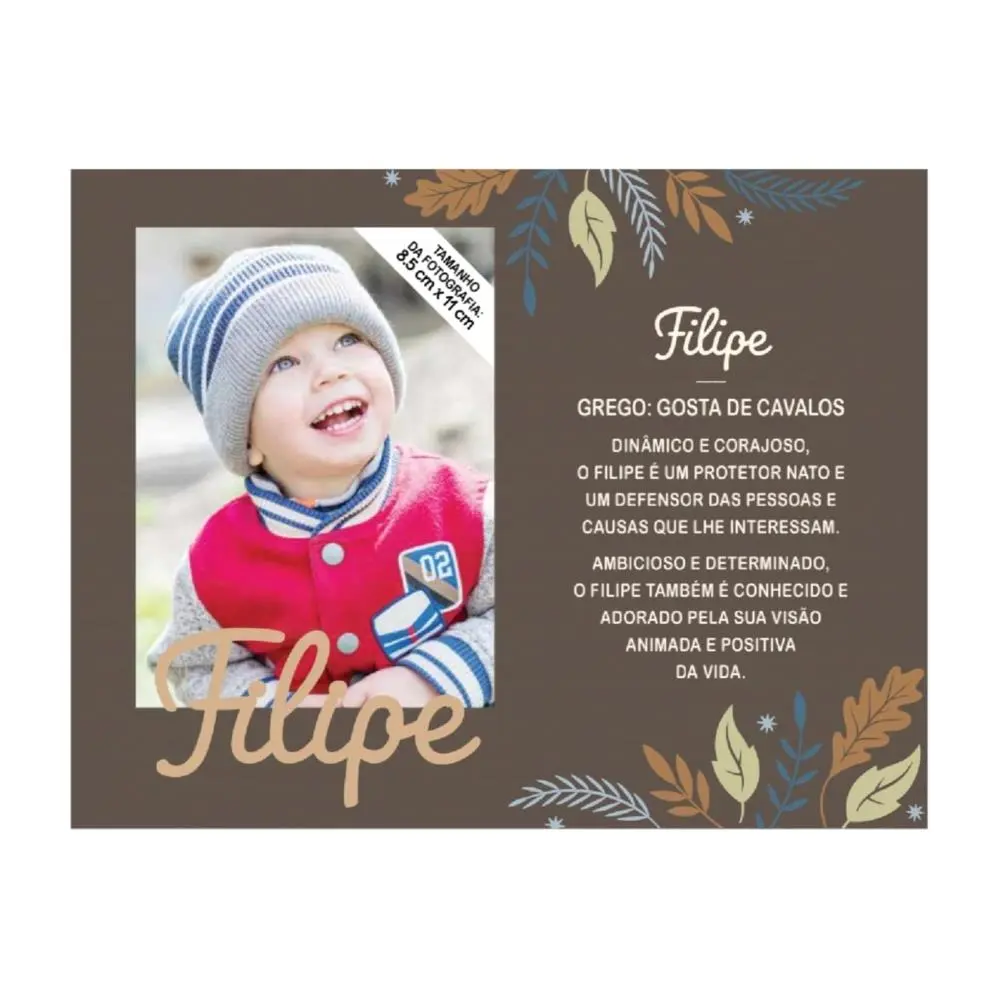 Moldura Personalizada Filipe - H&H