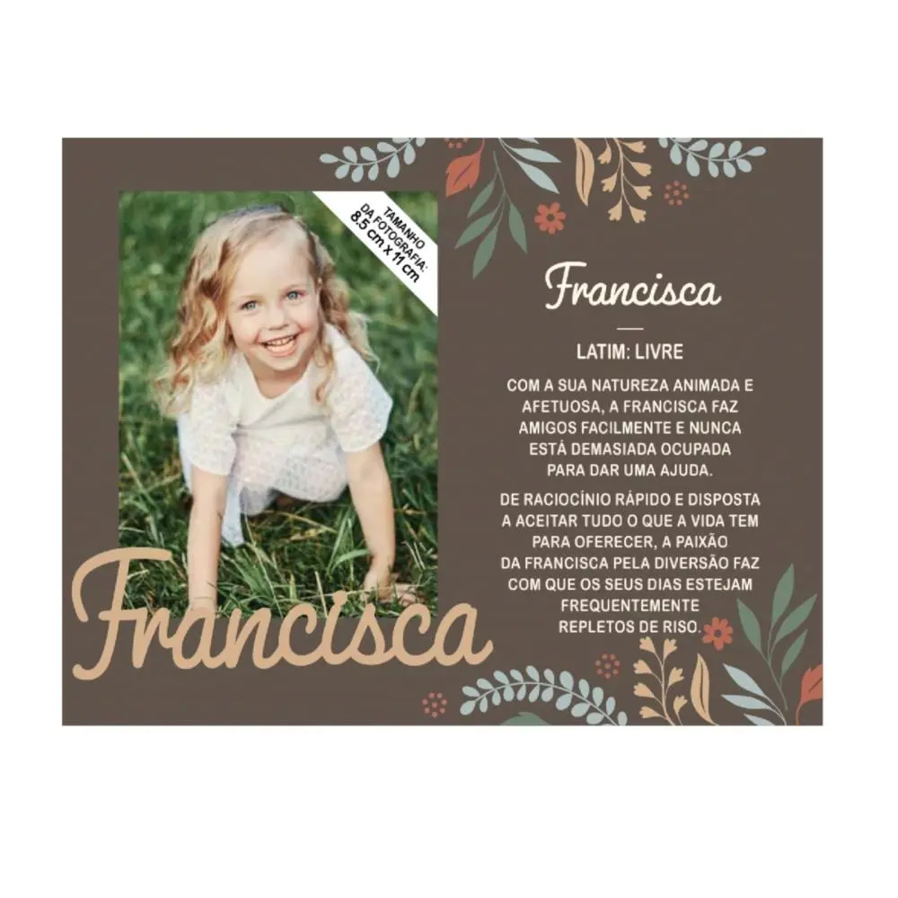 Moldura Personalizada Francisca - H&H