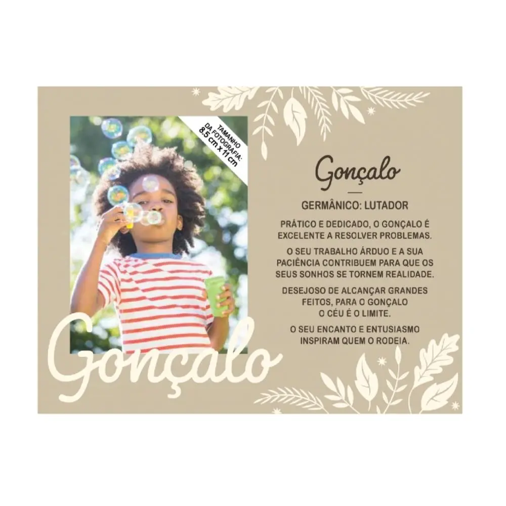 Moldura Personalizada Gonçalo - H&H