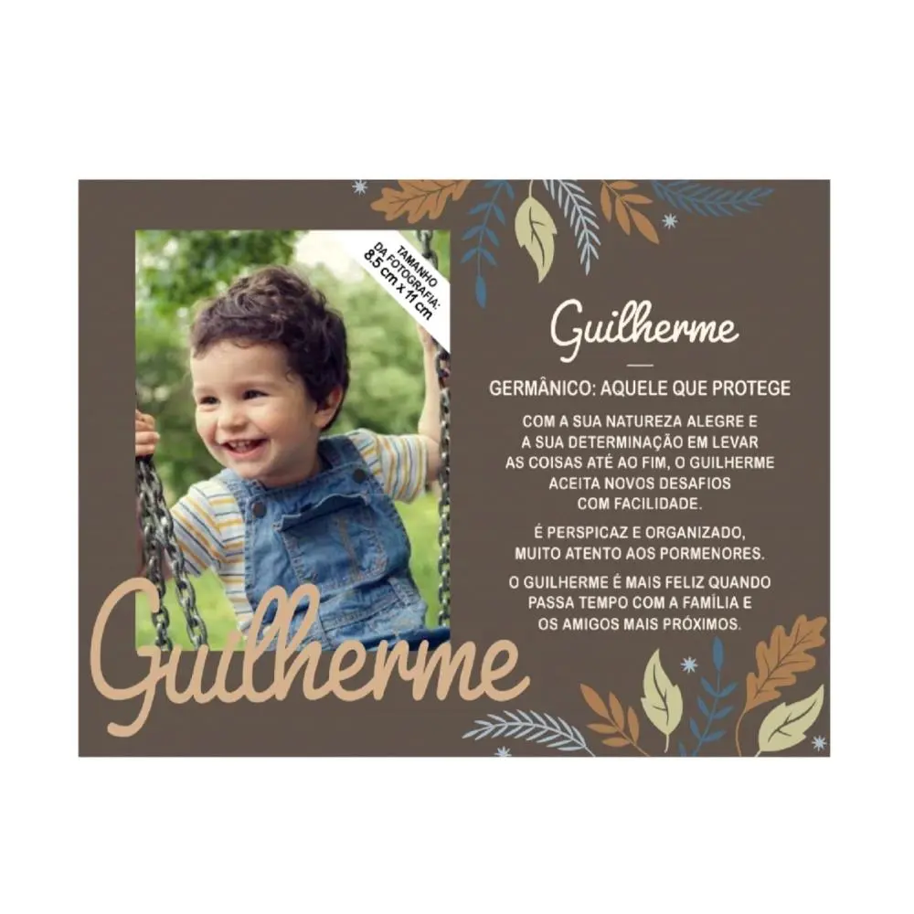 Moldura Personalizada Guilherme - H&H