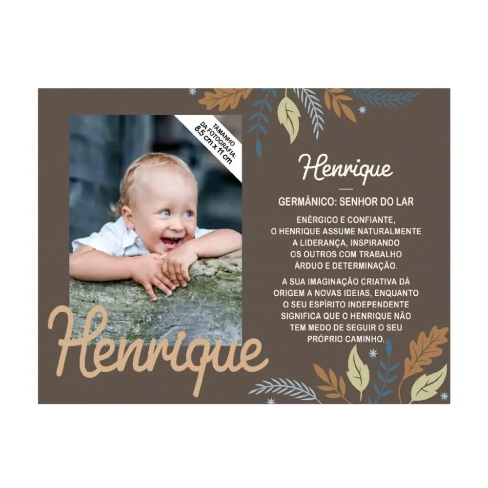 Moldura Personalizada Henrique - H&H