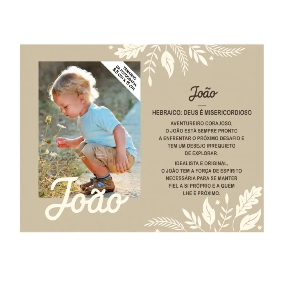 Moldura Personalizada João - H&H