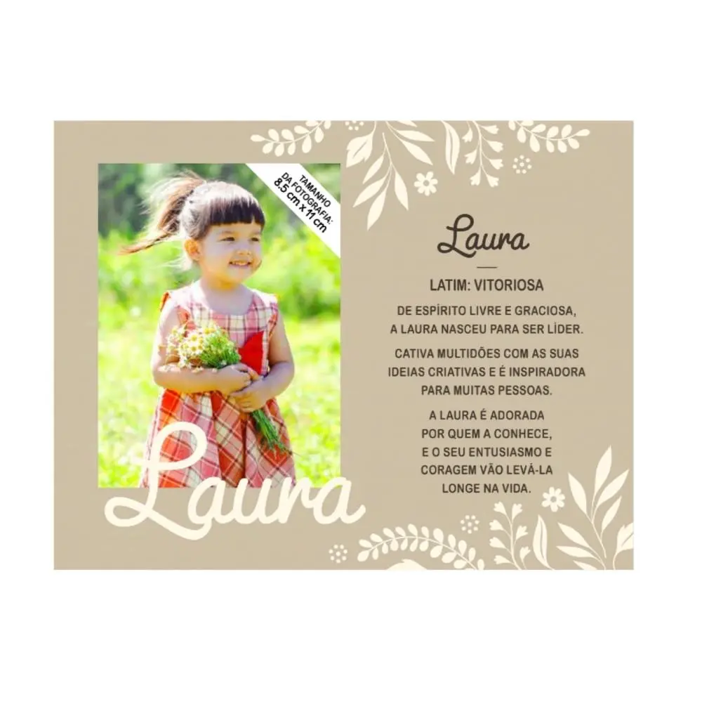 Moldura Personalizada Laura - H&H