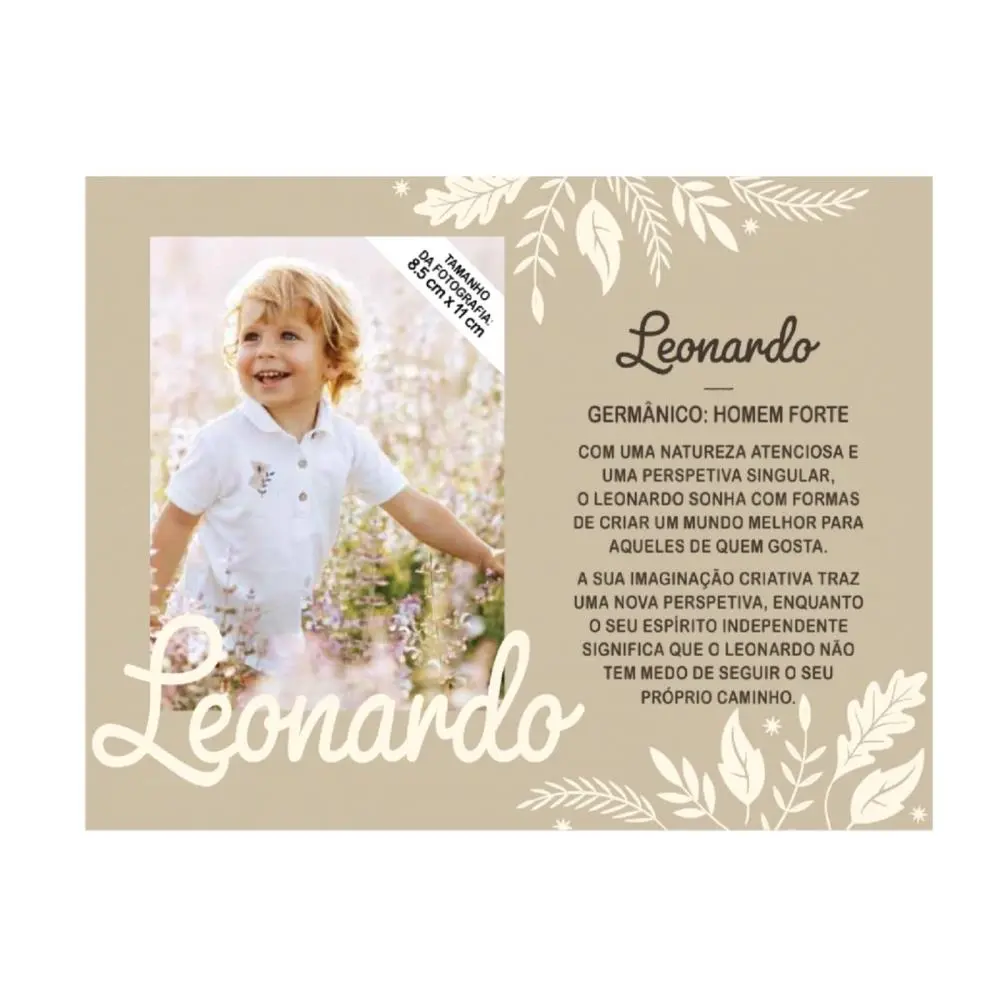 Moldura Personalizada Leonardo - H&H