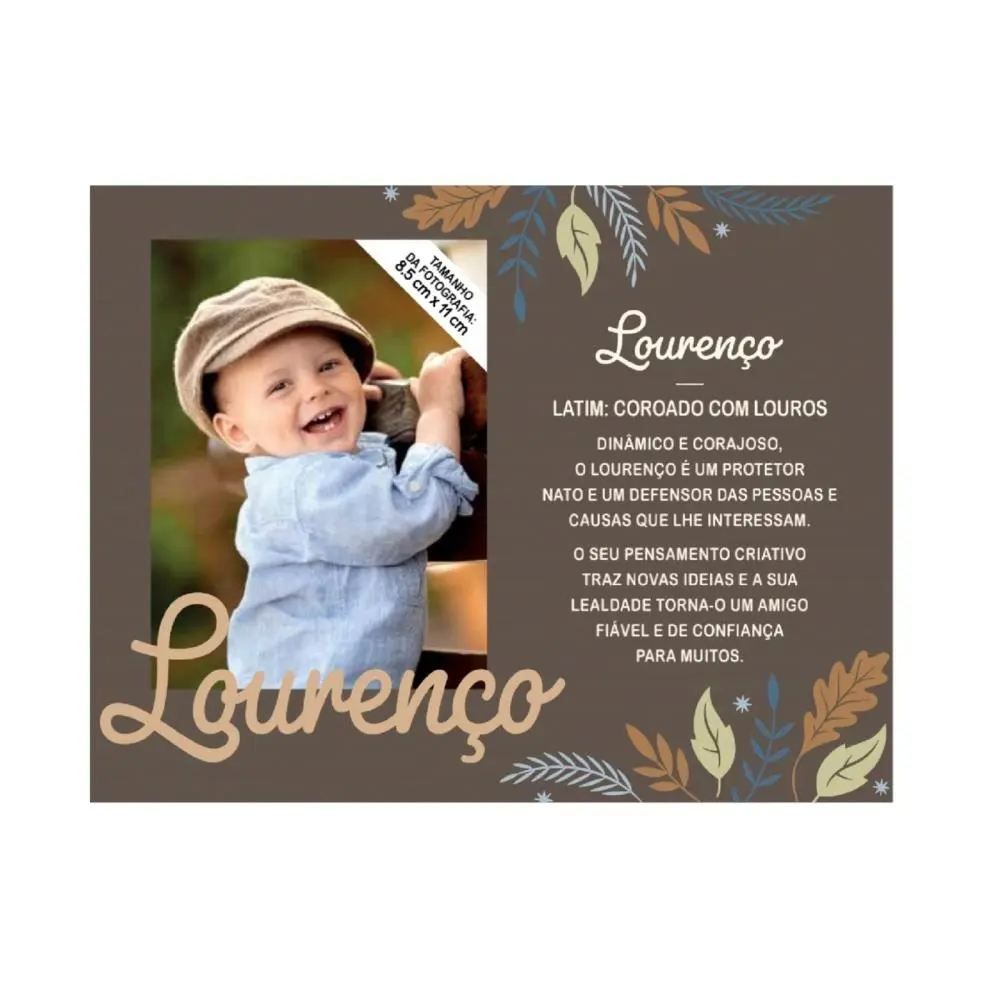 Moldura Personalizada Lourenço - H&H
