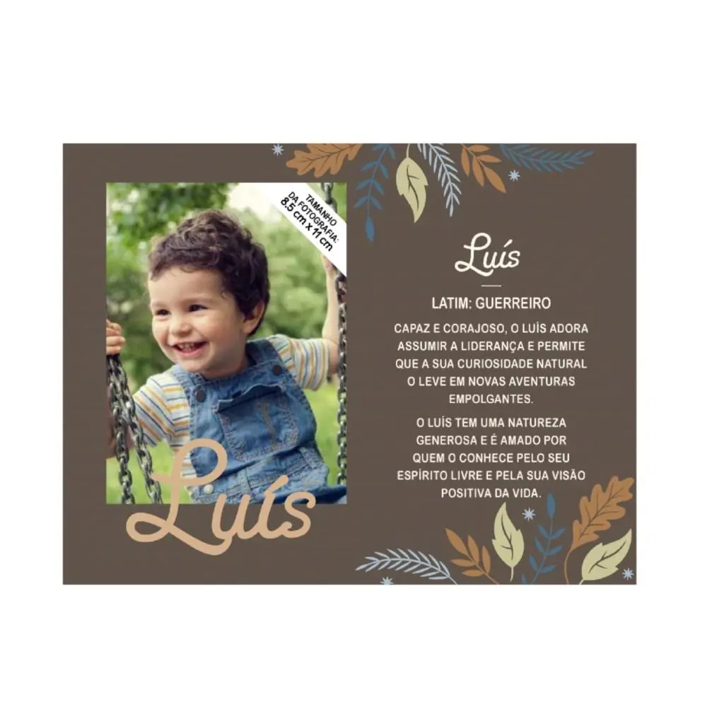 Moldura Personalizada Luís - H&H