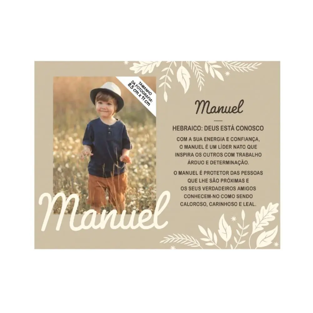 Moldura Personalizada Manuel - H&H