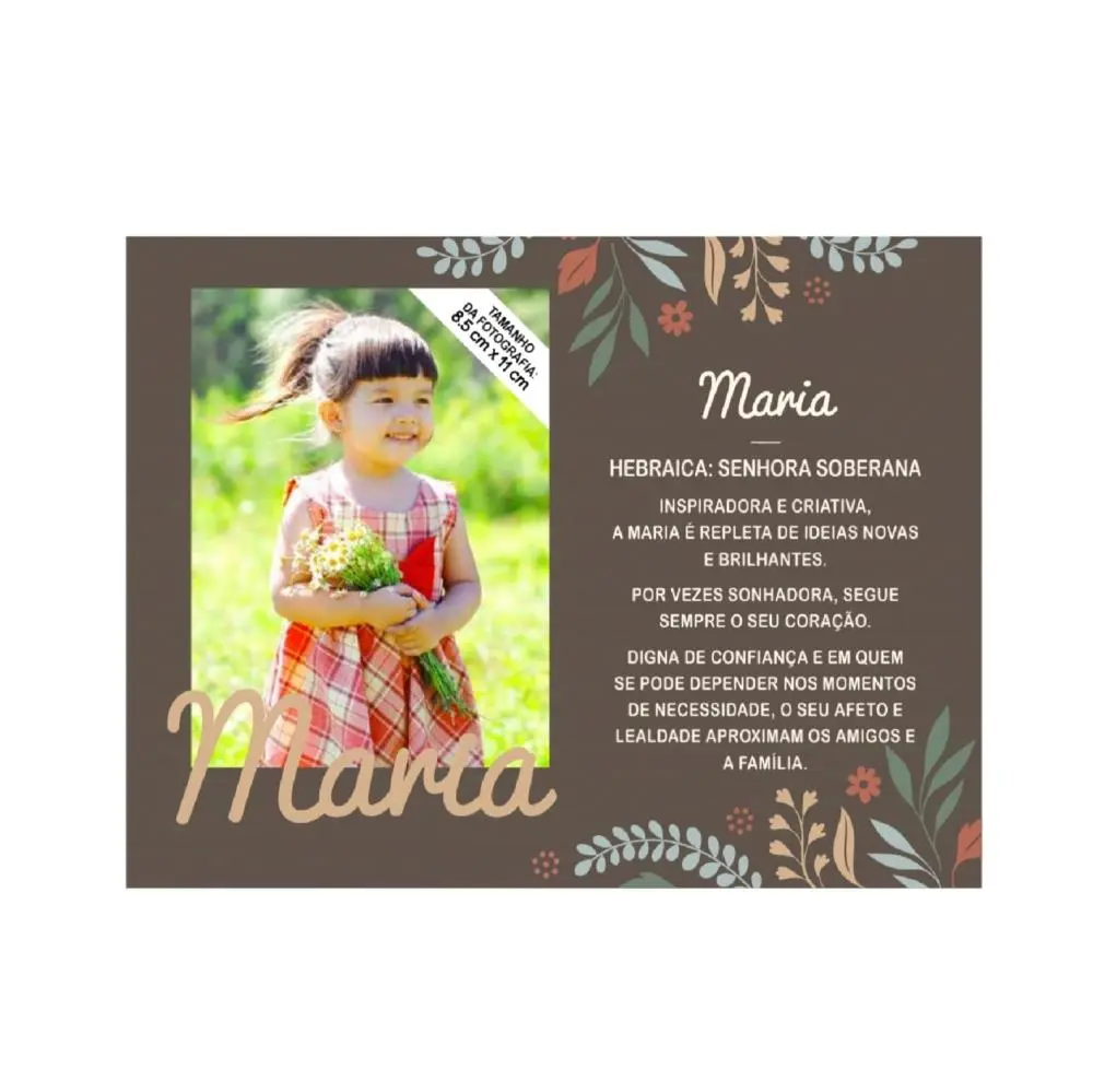 Moldura Personalizada Maria - H&H