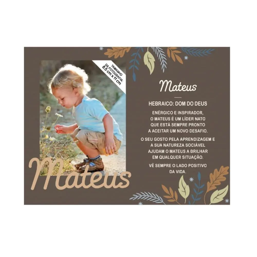 Moldura Personalizada Mateus - H&H