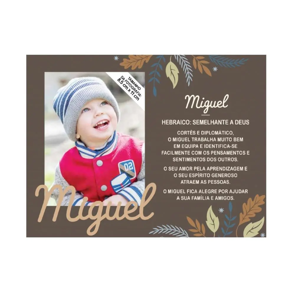 Moldura Personalizada Miguel - H&H