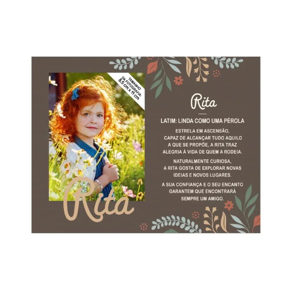 Moldura Personalizada Rita - H&H