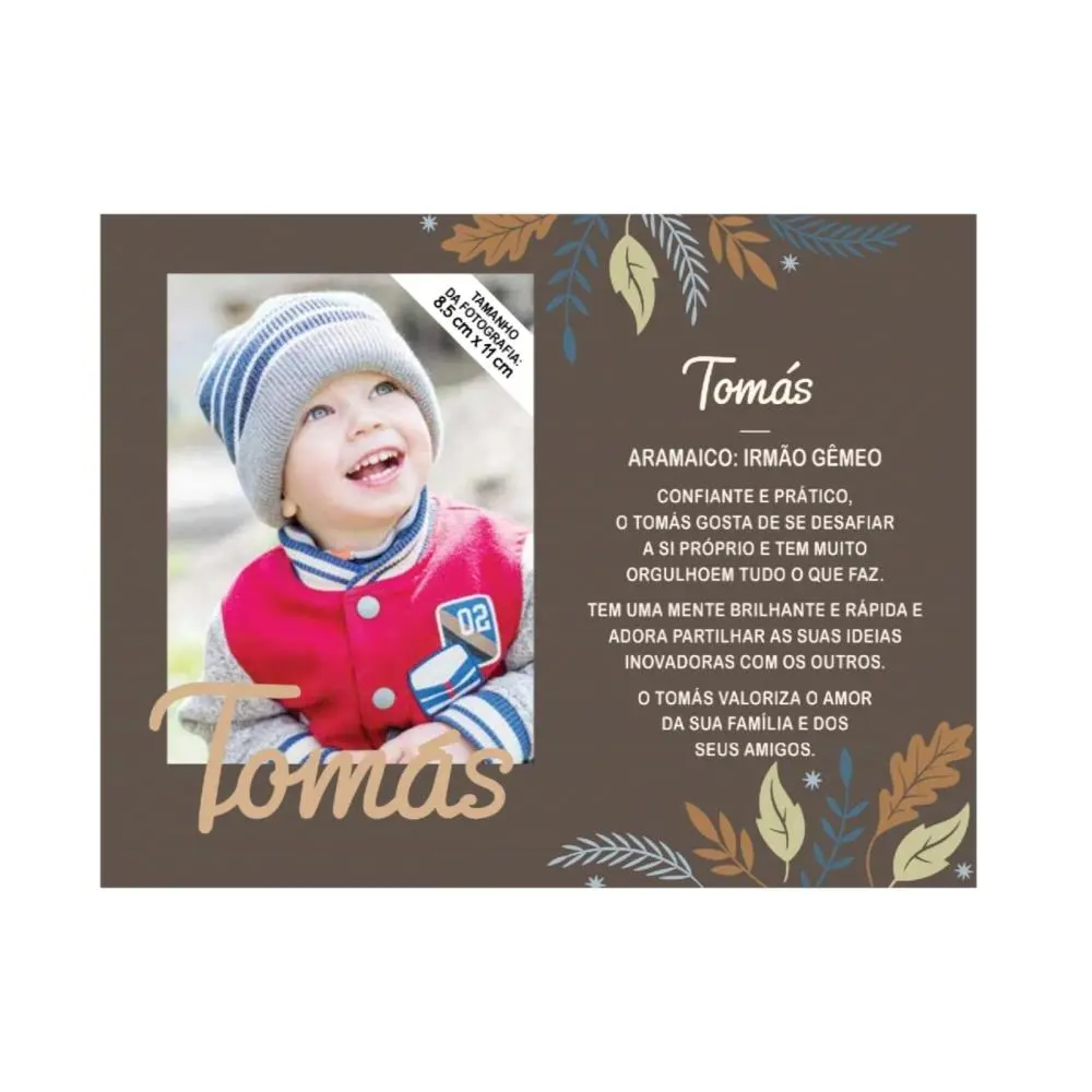 Moldura Personalizada Tomás - H&H